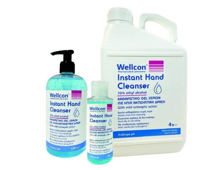 ΑΝΤΙΣΗΠΤΙΚΟ GEL ΧΕΡΙΩΝ WELLCON